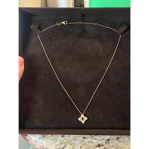 Roberto Coin Venetian Princess 18K Gold & 0.15 TCW Pendant Necklace MSRP$3100 - Picture 5 of 9